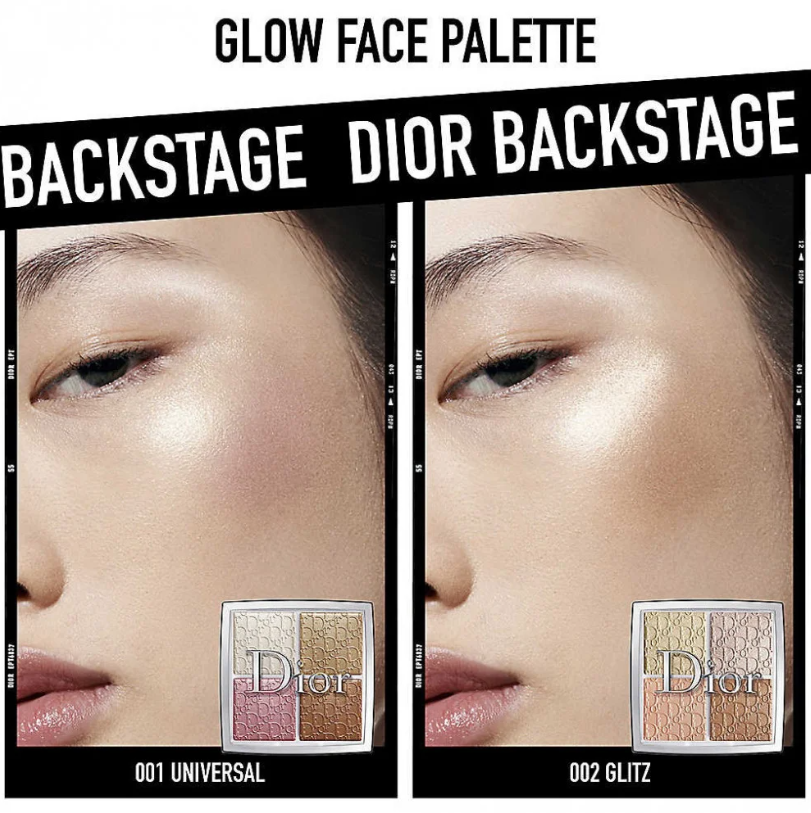  ديور باكستيج هايلايتر باليت جلو فيس
Dior Backstage Glow Face Palette - Gesichts-Make-up-Palette, Highlighter & Rouge