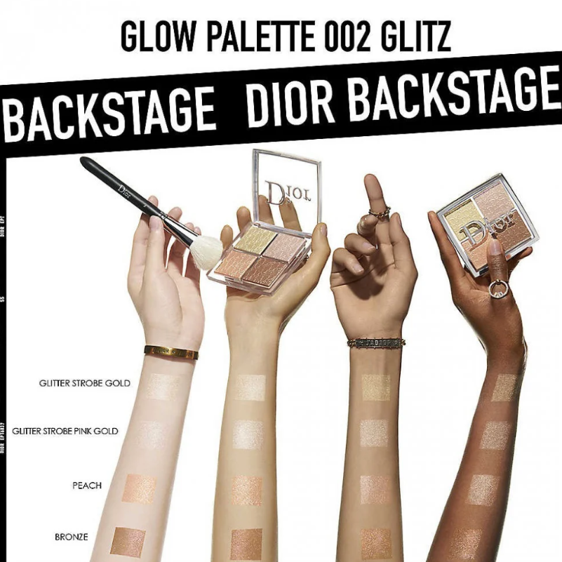  ديور باكستيج هايلايتر باليت جلو فيس
Dior Backstage Glow Face Palette - Gesichts-Make-up-Palette, Highlighter & Rouge
