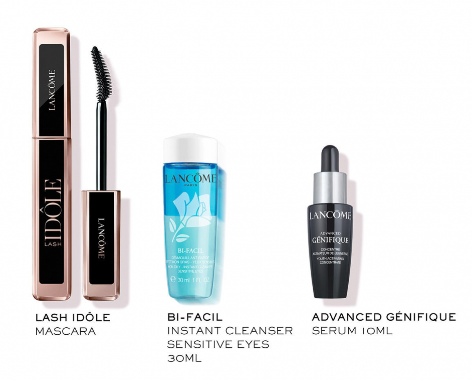 IdôleLash Idôle Eye Set (Lash Idôle Mascara 01 + Bi Facil Eye 30ml + Genifique Serum B 10ml)