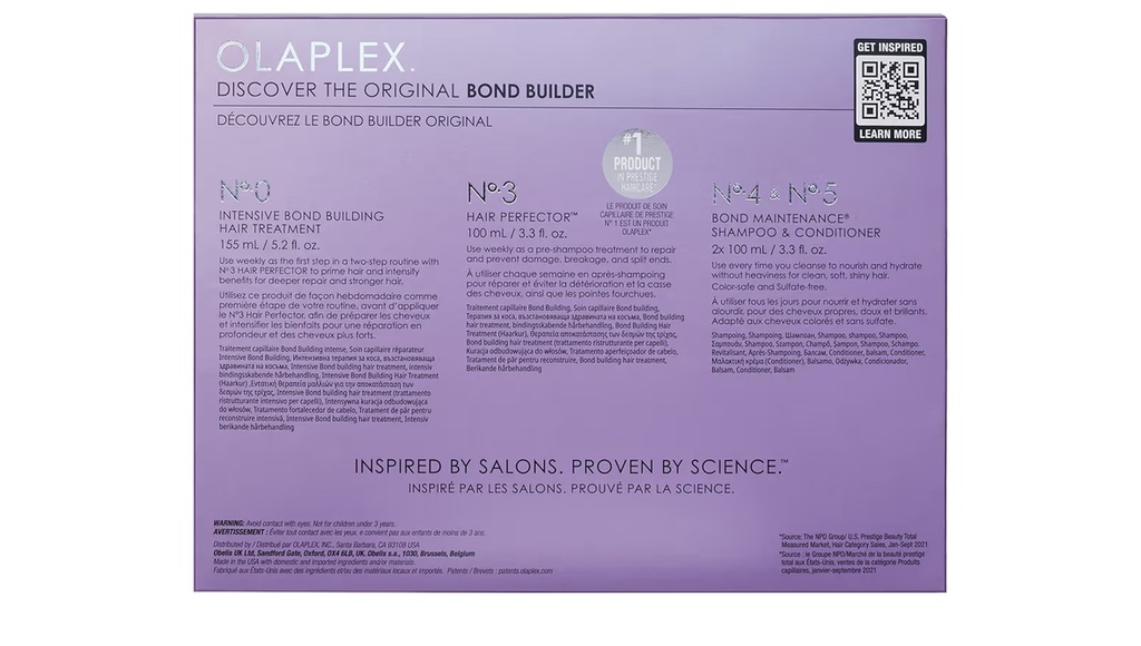 مجموعة اولابلكس للعناية بالشعر Olaplex Gift Set Hair Repair Treatment Kit