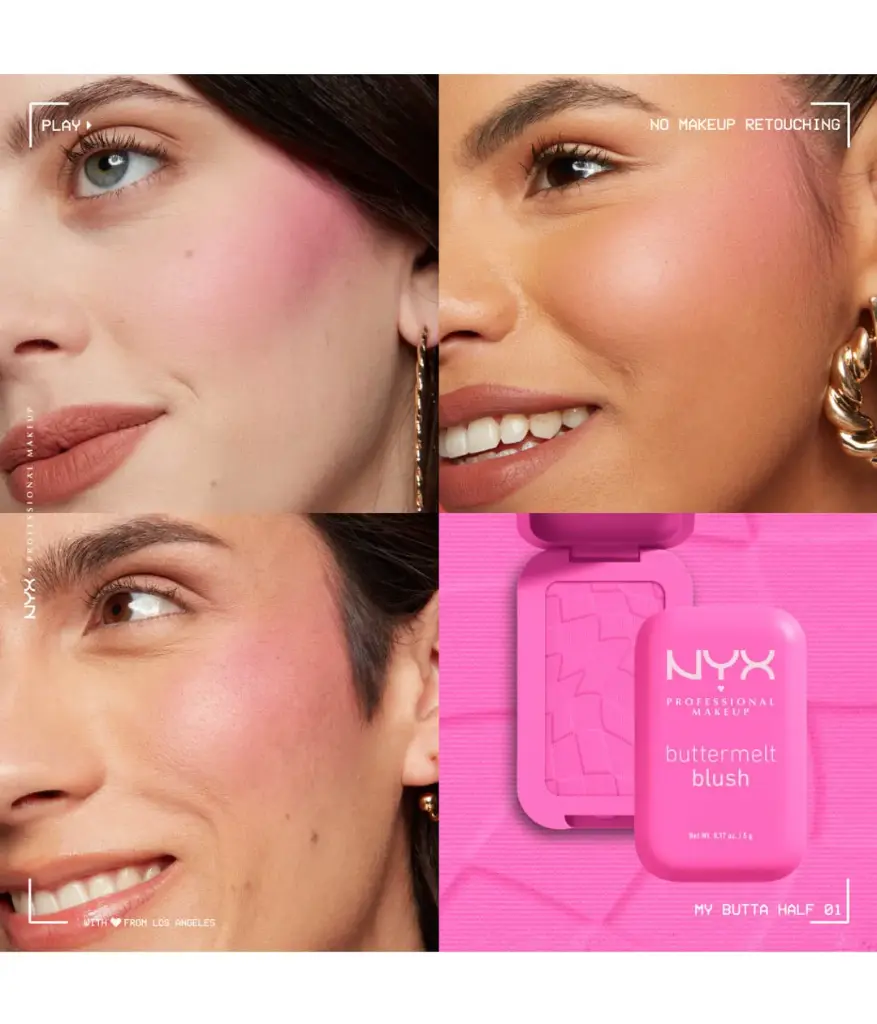 NYX Professional Makeup Buttermelt Blush - أحمر خدود بوترميلت من NYX Professional Makeup
