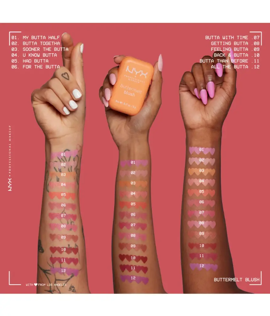 NYX Professional Makeup Buttermelt Blush - أحمر خدود بوترميلت من NYX Professional Makeup