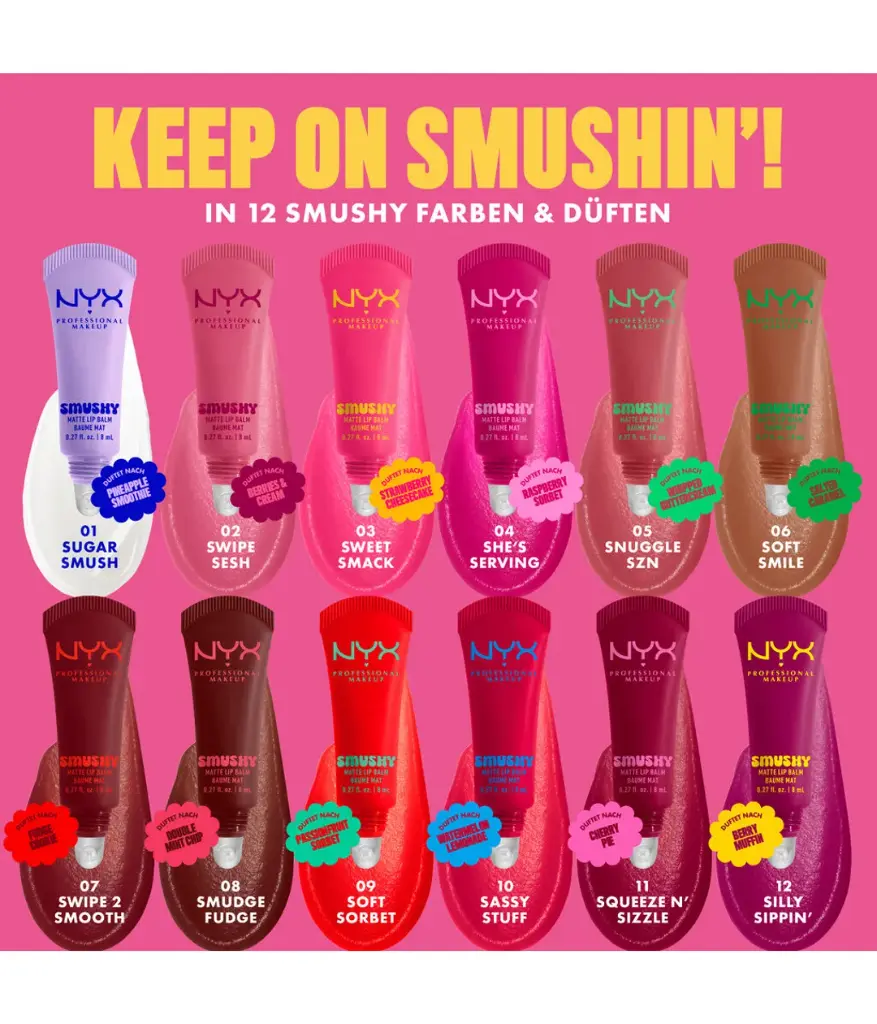 NYX Professional Makeup Smushy Matte Lip Balm - مرطب شفاه