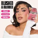 Filter Blurring Blushlighter Palette Rose berry from Huda Beauty باليت أحمر الخدود لون روز بيري من هدى بيوتي
