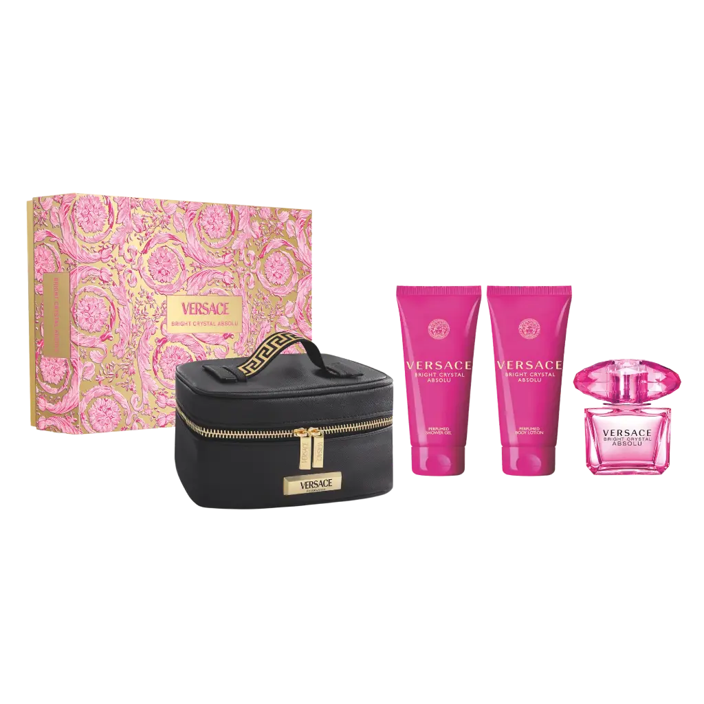 Versace Bright Crystal Absolu Eau de Parfum (EdP) 90ml SET فيرساتشي برايت كريستال أبسولو سيت عطر (EDP) 90 مل