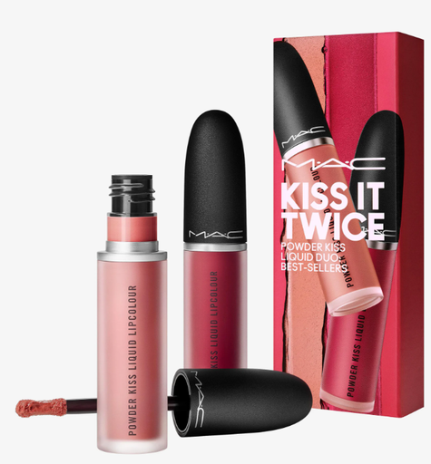ماك احمر شفاه - SUPERSTAR KITS - KISS IT TWICE POWER KISS