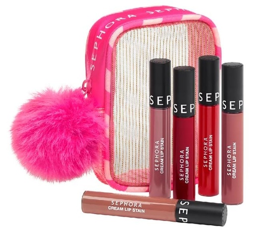  SEPHORA COLLECTION Set of 5 velvety lipsticks - Limited edition shade - مجموعة سيفورا كوليكشن: مجموعة من 5 أحمر شفاه - إصدار محدود