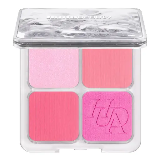 Filter Blurring Blushlighter Palette BABY PINK from Huda Beauty باليت أحمر الخدود لون بيبي بينك من هدى بيوتي