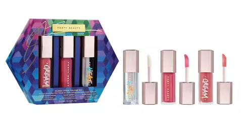 Fenty Beauty Glossy Posse  Full-size    Gloss Bomb Trio فنتي بيوتي قلوس ست